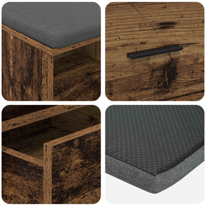 Hallbänk Gammalt Trä 80 x 38 x 46 cm