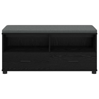 Hallbänk Svart Ek 100 x 38 x 46 cm