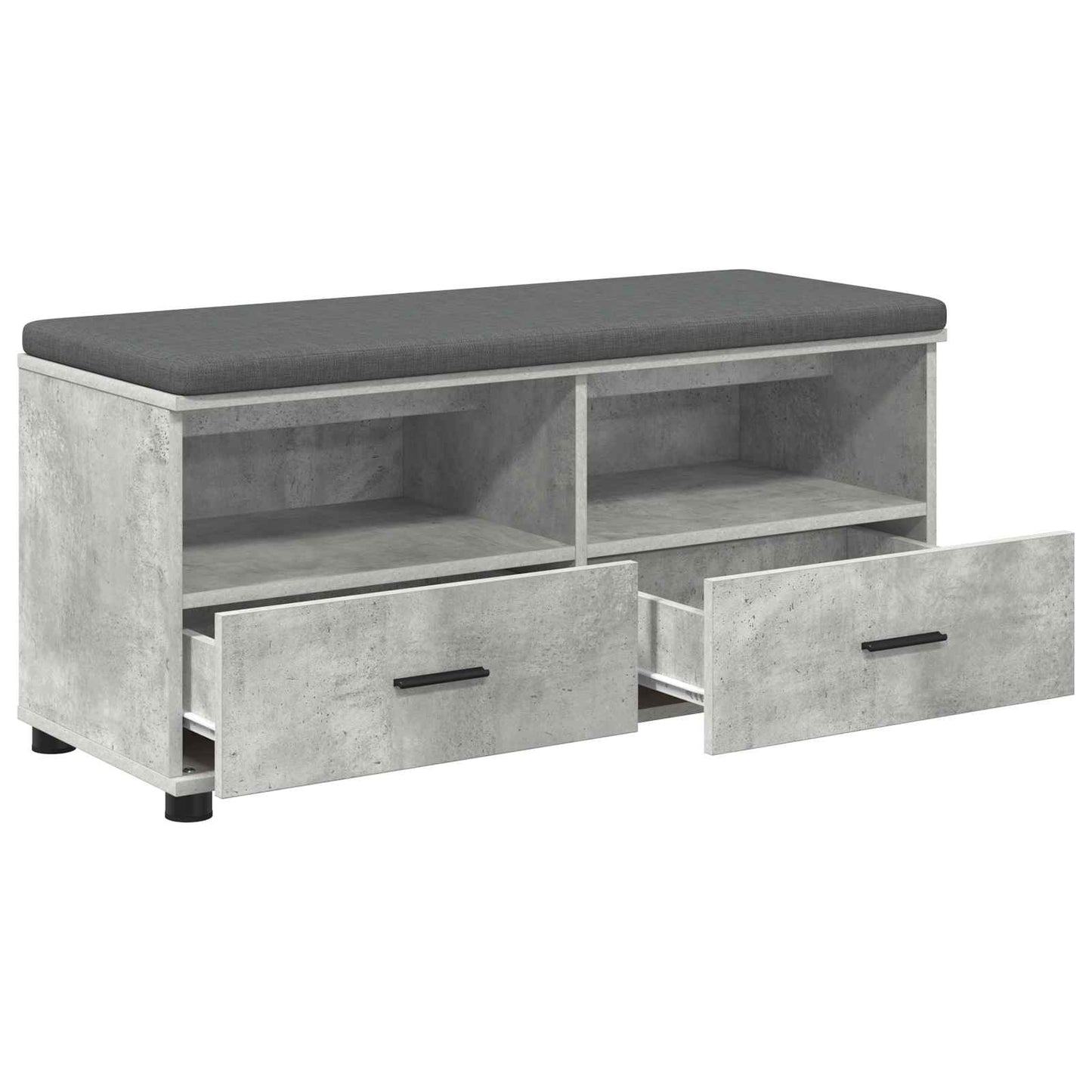 Hallbänk Betonggrå 100 x 38 x 46 cm