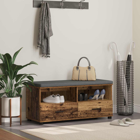 Hallbänk Gammalt Trä 100 x 38 x 46 cm