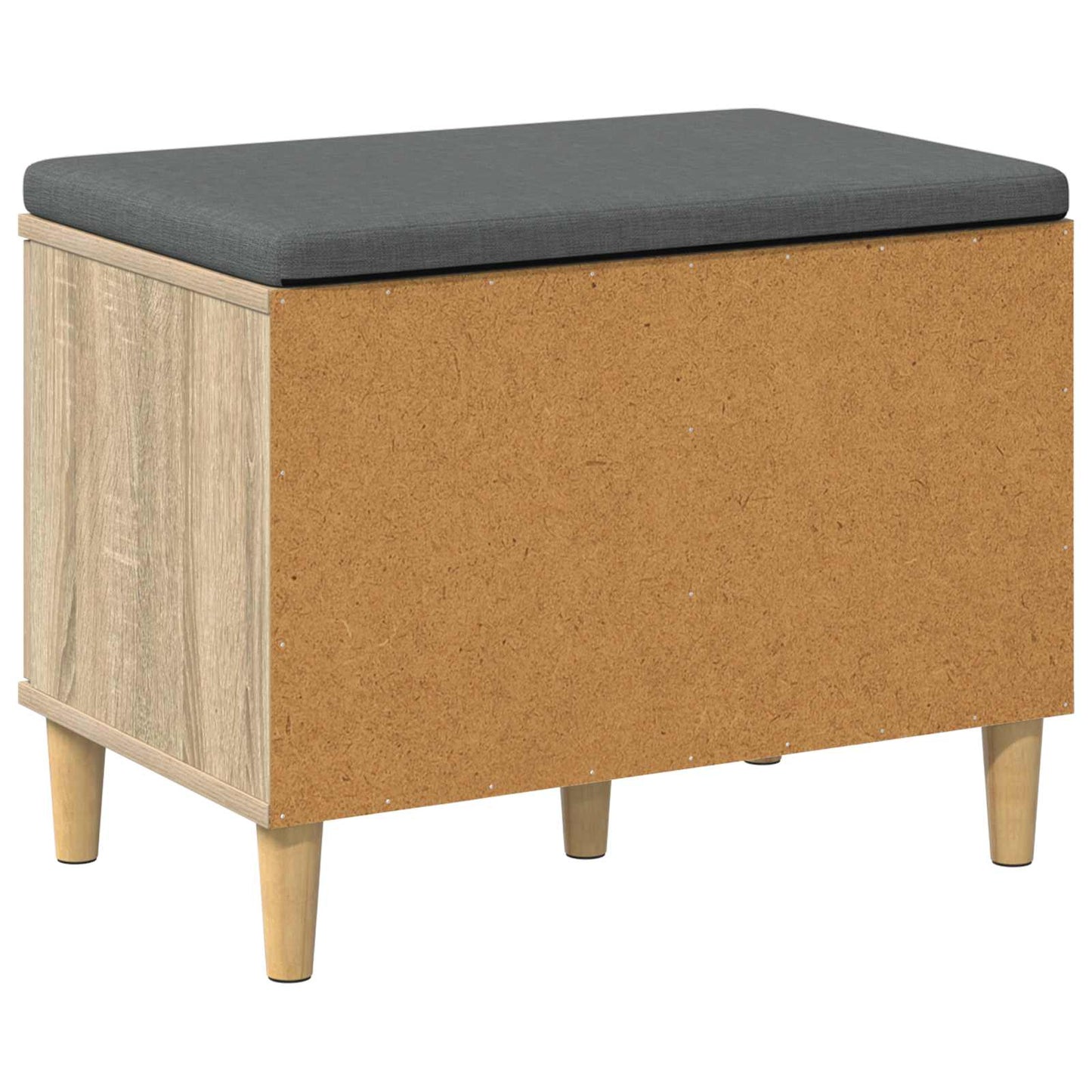 Hallbänk Sonoma Ek 60 x 38 x 46 cm och Tyg