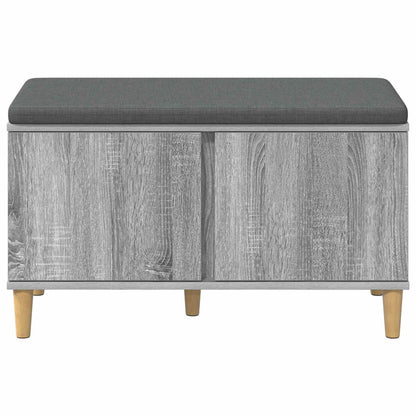 Hallbänk Sonoma Grå 80 x 38 x 46 cm och Tyg