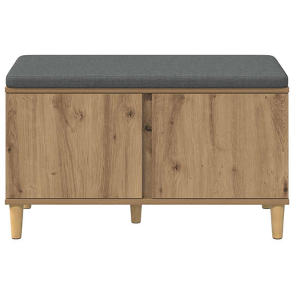 Hallbänk Artisan Ek 80 x 38 x 46 cm och Tyg