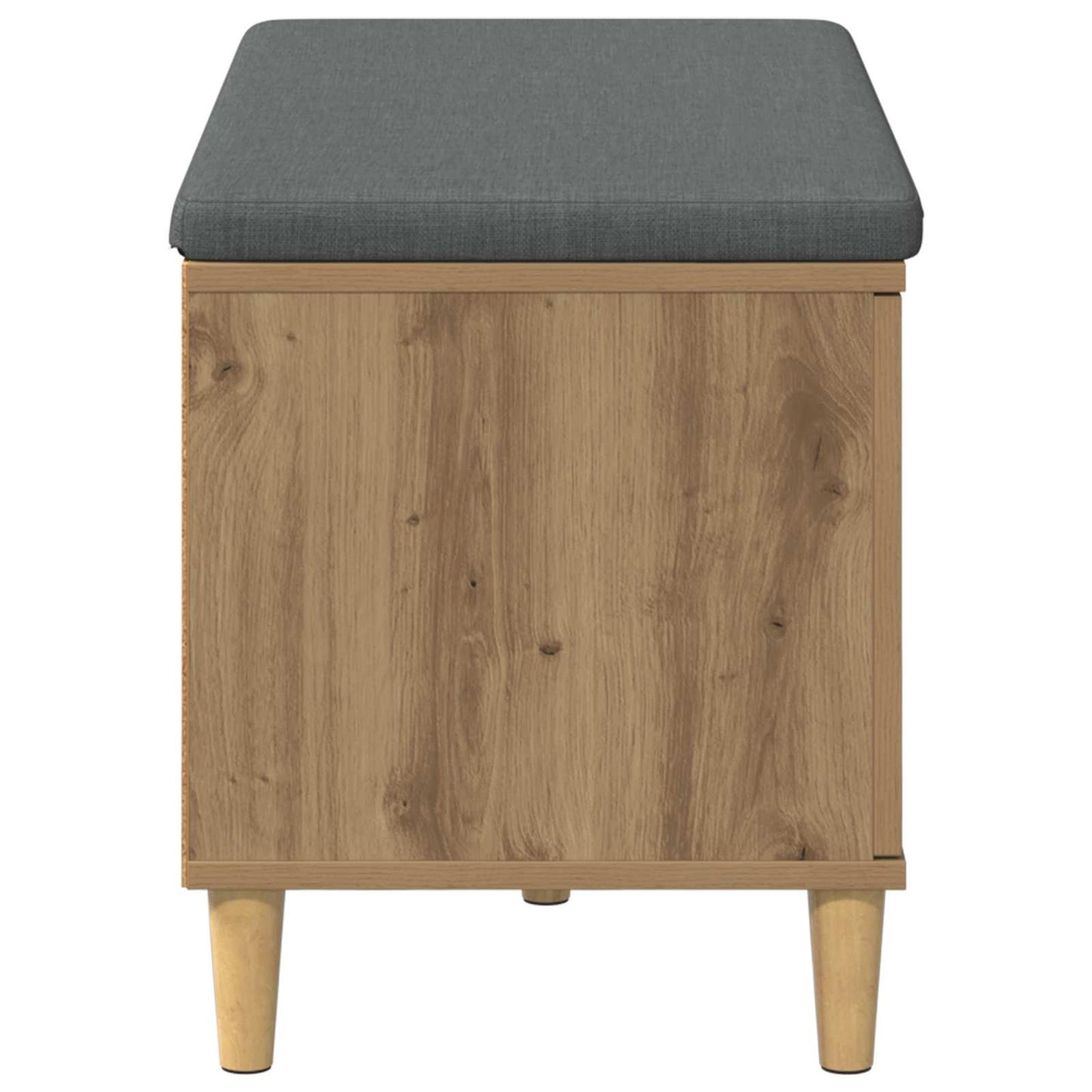 Hallbänk Artisan Ek 80 x 38 x 46 cm och Tyg