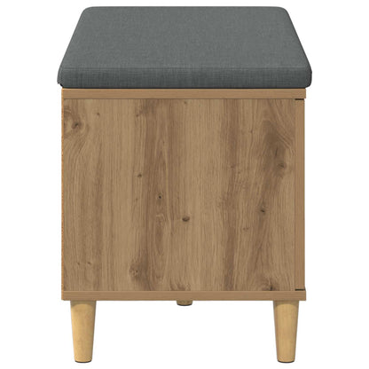 Hallbänk Artisan Ek 80 x 38 x 46 cm och Tyg