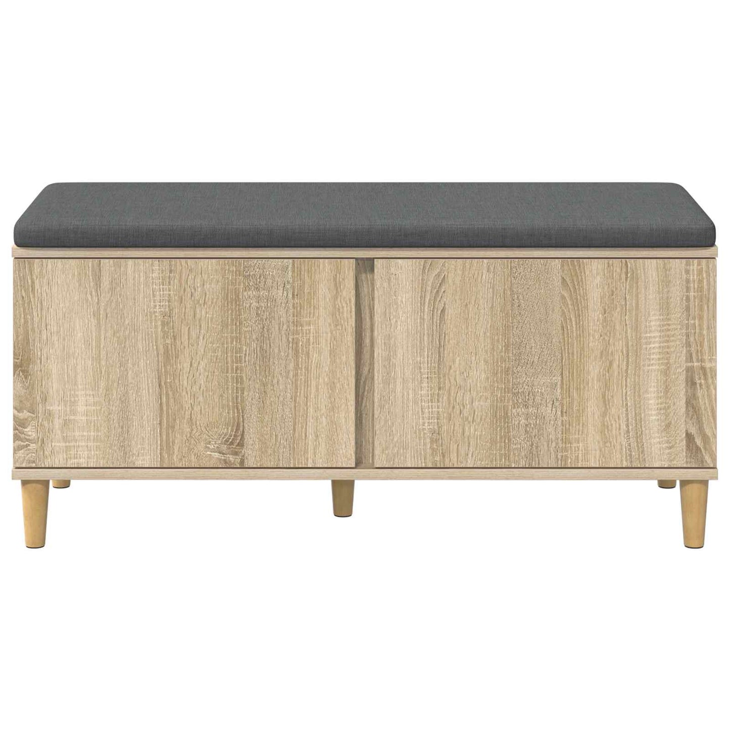 Hallbänk Sonoma-ek 100 x 38 x 46 cm Konstruerat Trä och Tyg