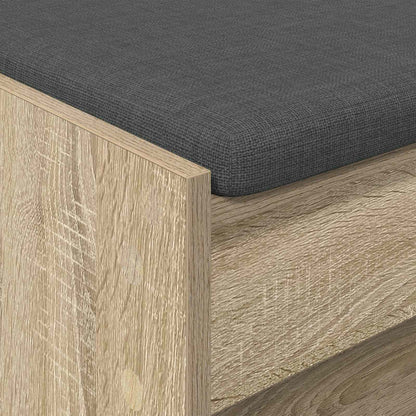 Hallbänk Sonoma Ek 103 x 38 x 45 cm och Tyg