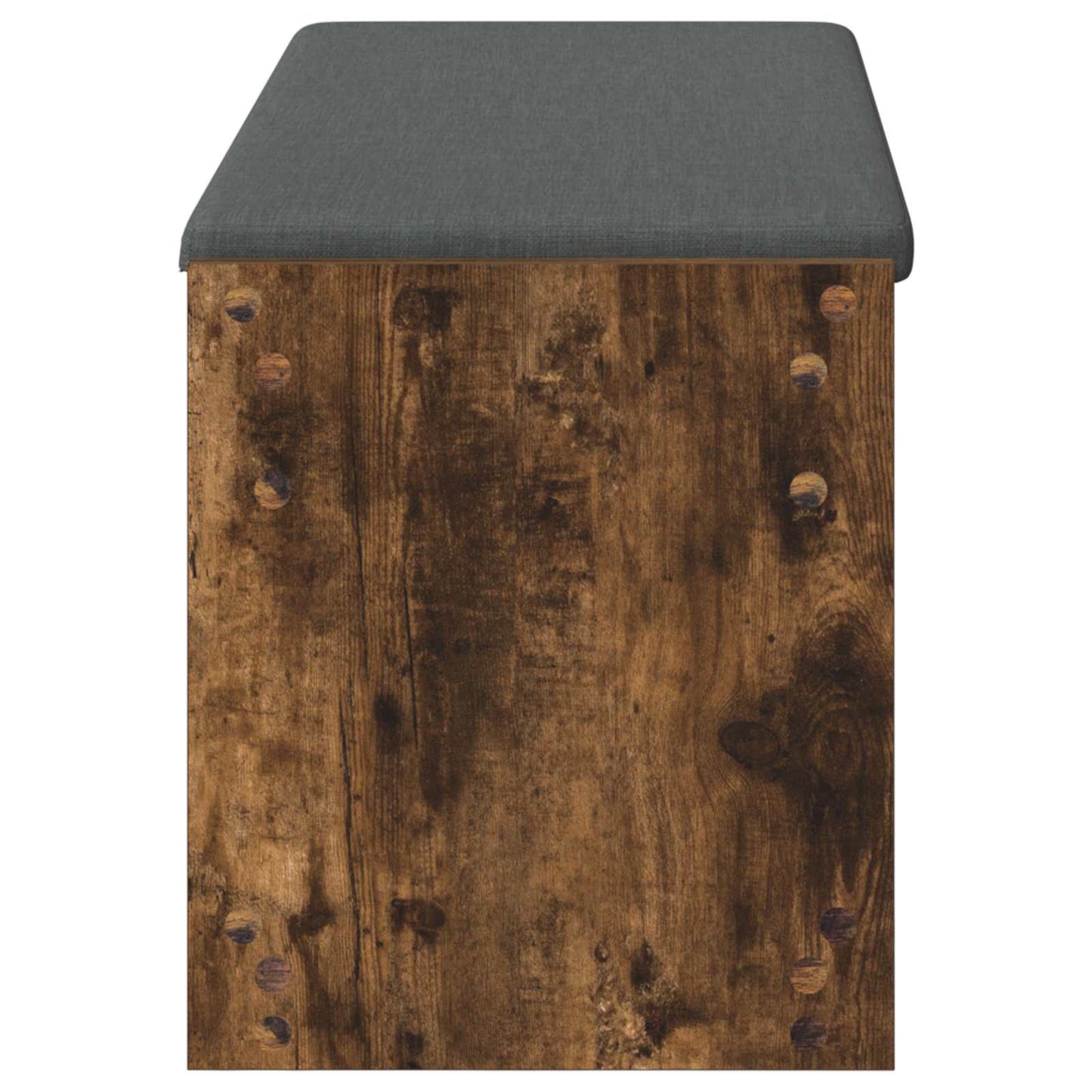 Hallbänk Rökt Ek 103 x 38 x 45 cm och Tyg