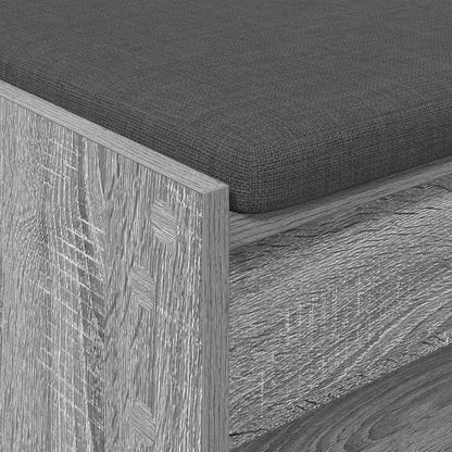 Hallbänk Sonoma Grå 103 x 38 x 45 cm och Tyg