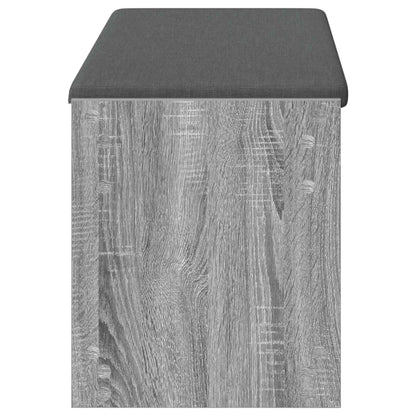 Hallbänk Sonoma Grå 103 x 38 x 45 cm och Tyg