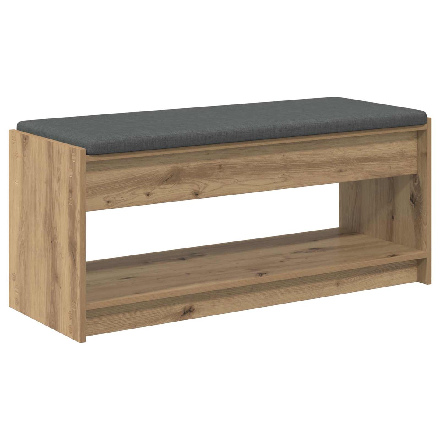Hallbänk Artisan Ek 103 x 38 x 45 cm och Tyg