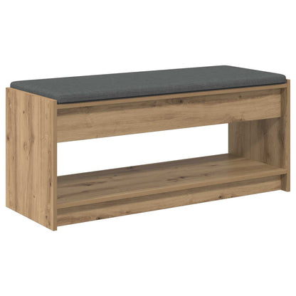 Hallbänk Artisan Ek 103 x 38 x 45 cm och Tyg