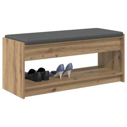 Hallbänk Artisan Ek 103 x 38 x 45 cm och Tyg