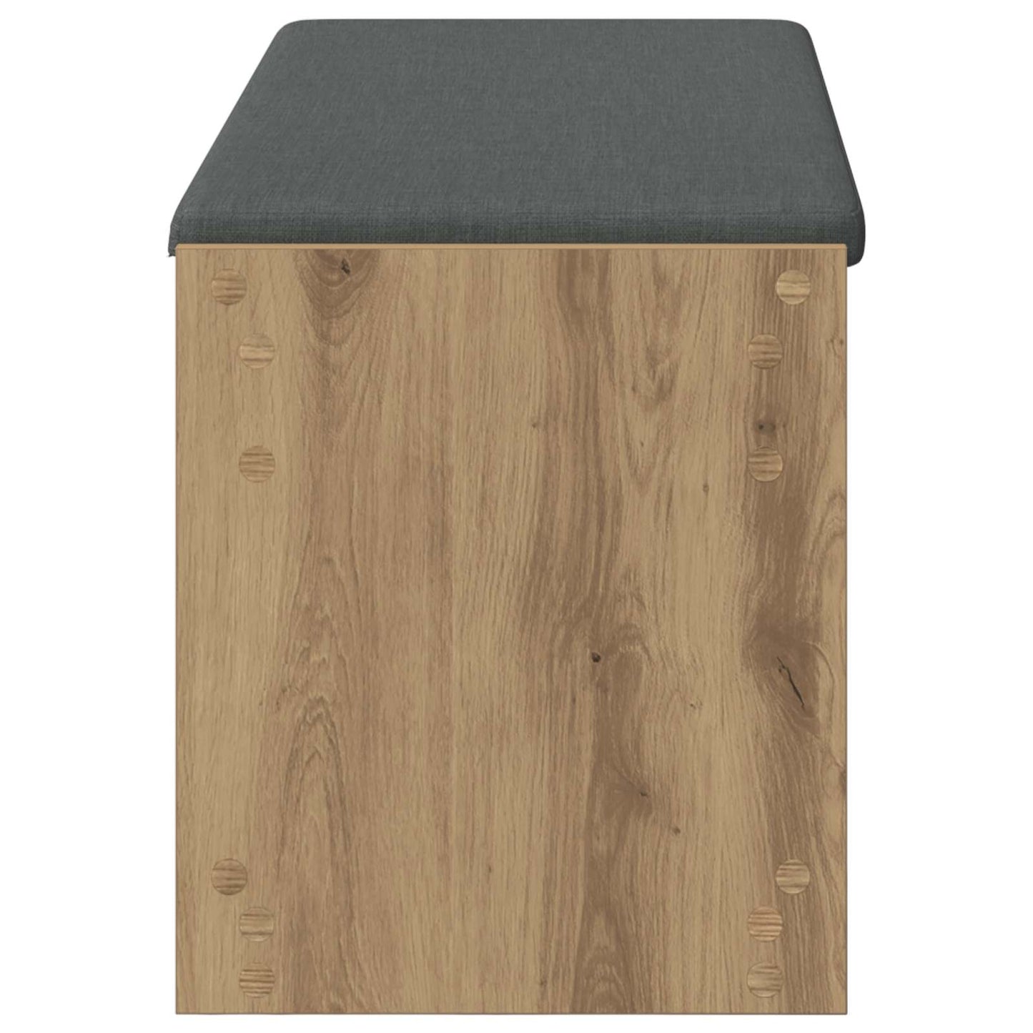 Hallbänk Artisan Ek 103 x 38 x 45 cm och Tyg