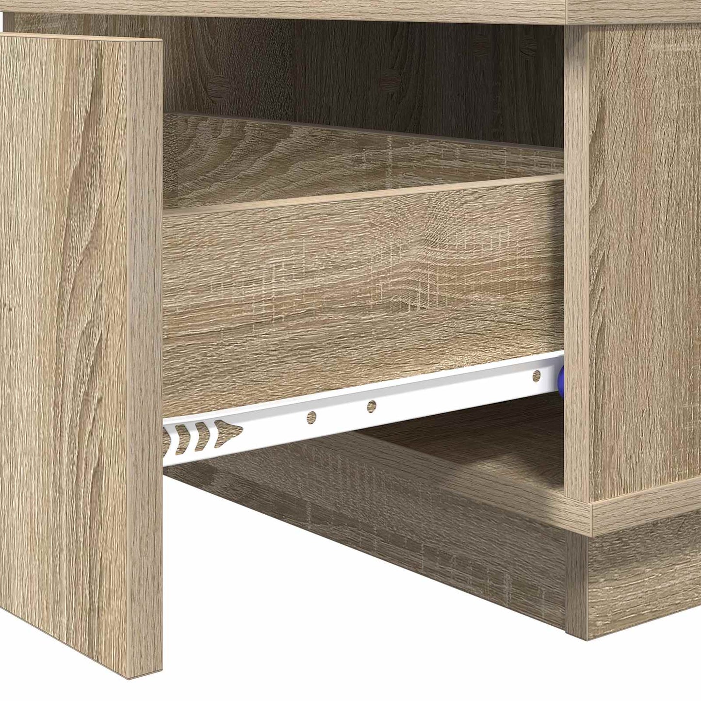 Soffbord Sonoma Ek med låda 95 x 55 x 31 cm