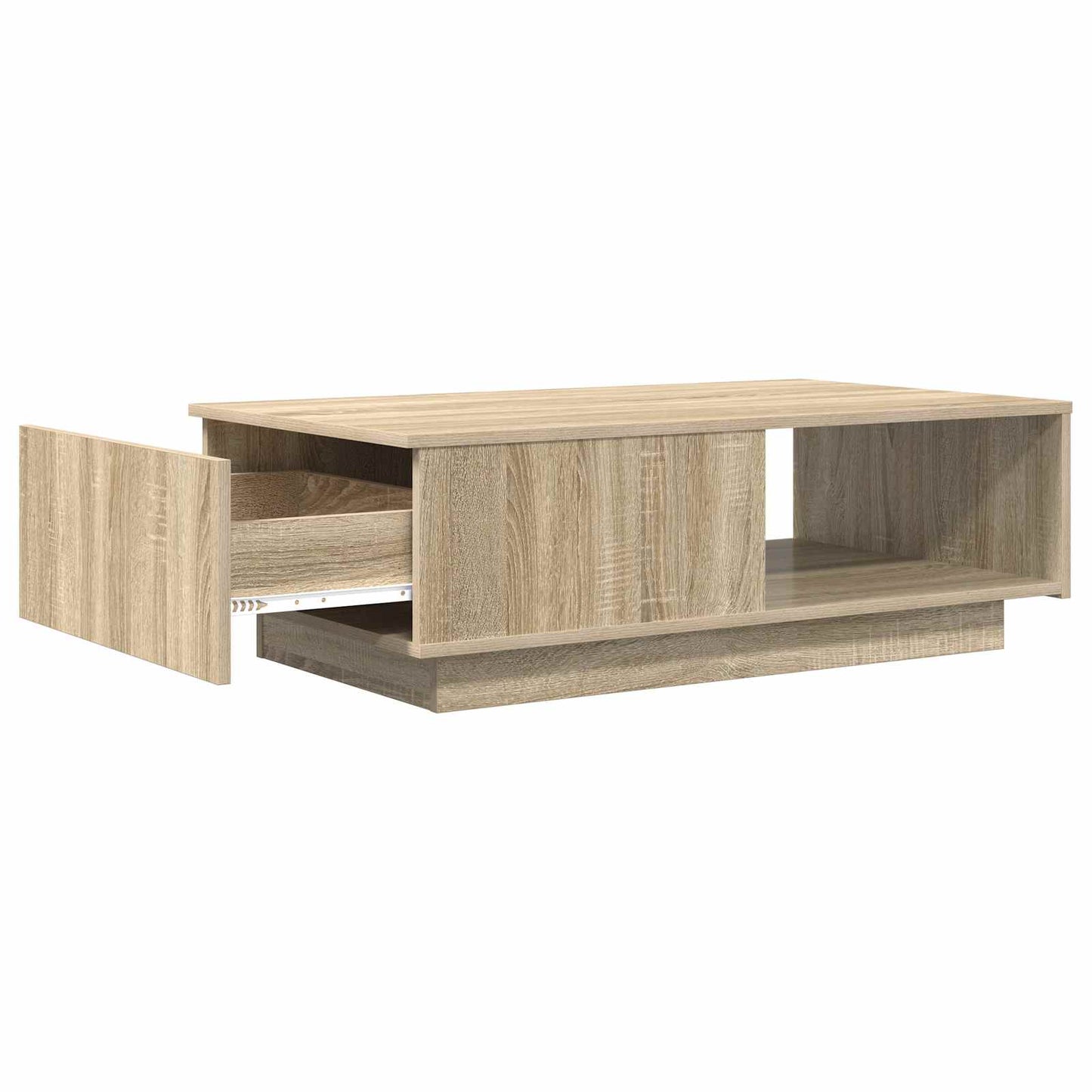 Soffbord Sonoma Ek med låda 95 x 55 x 31 cm