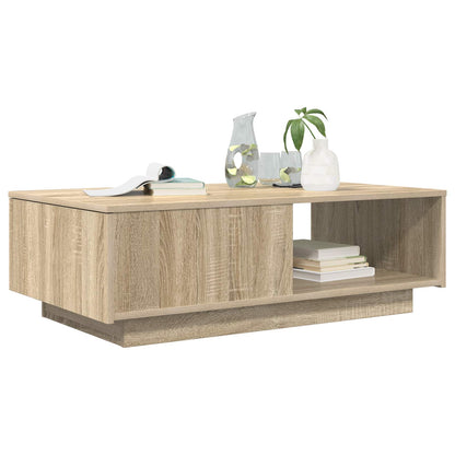 Soffbord Sonoma Ek med låda 95 x 55 x 31 cm