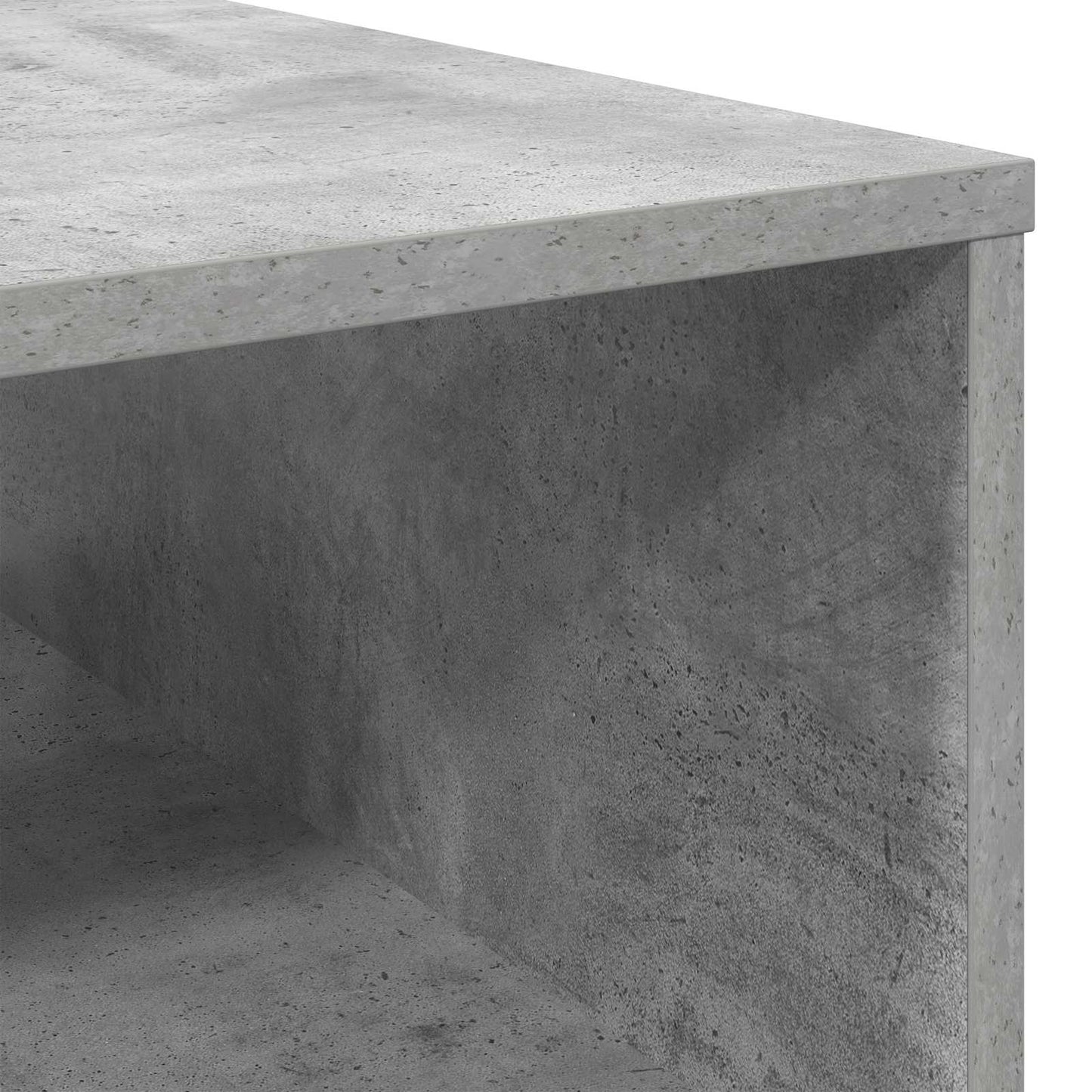 Soffbord Betonggrå med låda 95 x 55 x 31 cm