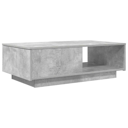 Soffbord Betonggrå med låda 95 x 55 x 31 cm