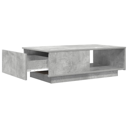 Soffbord Betonggrå med låda 95 x 55 x 31 cm