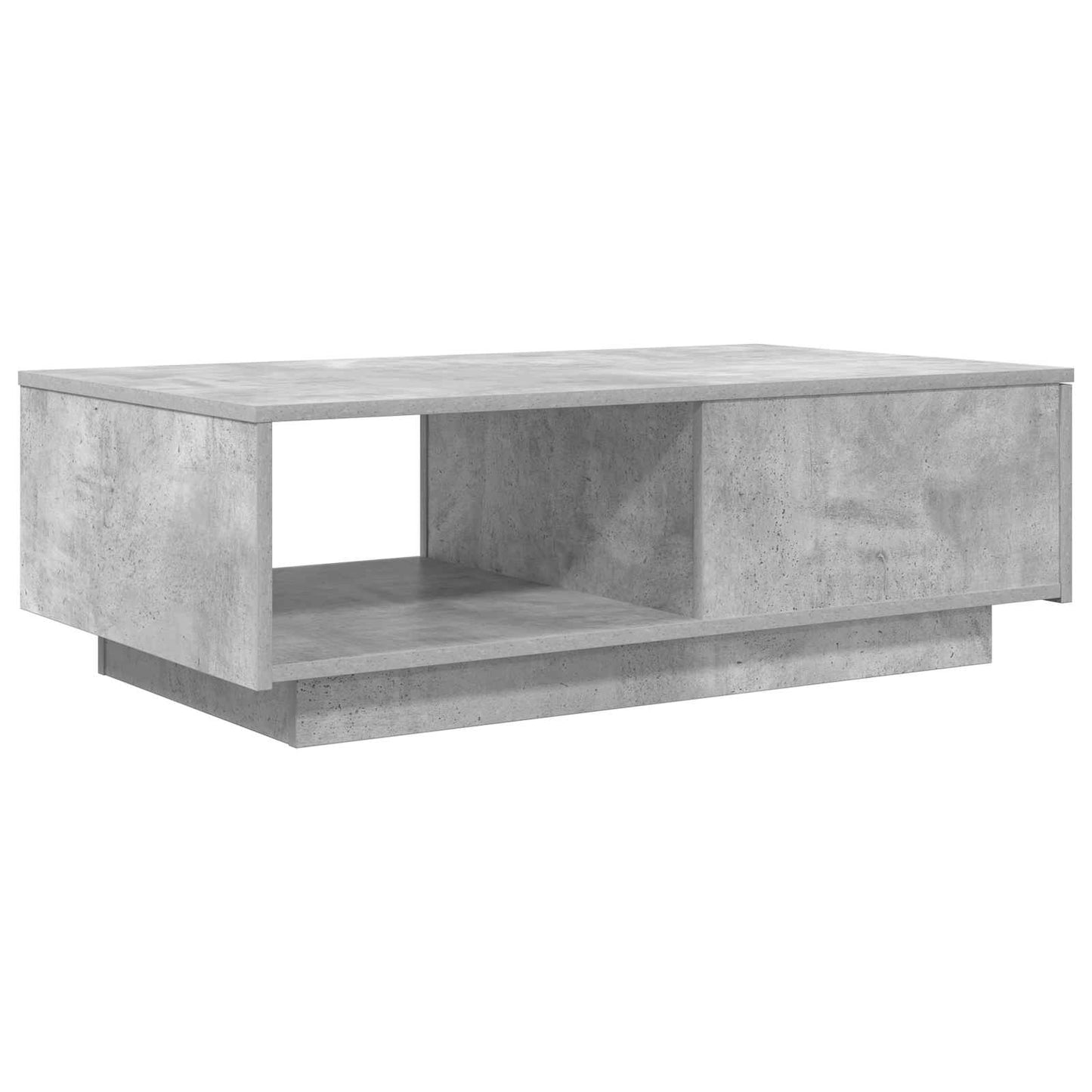 Soffbord Betonggrå med låda 95 x 55 x 31 cm