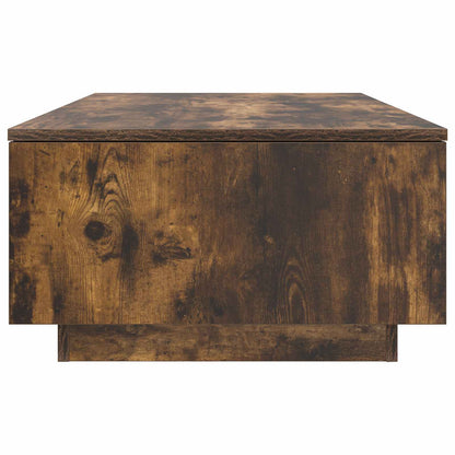Soffbord Rökfärgad Ek med låda 95 x 55 x 31 cm