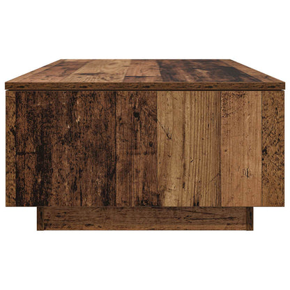 Soffbord Åldrat Trä med låda 95 x 55 x 31 cm