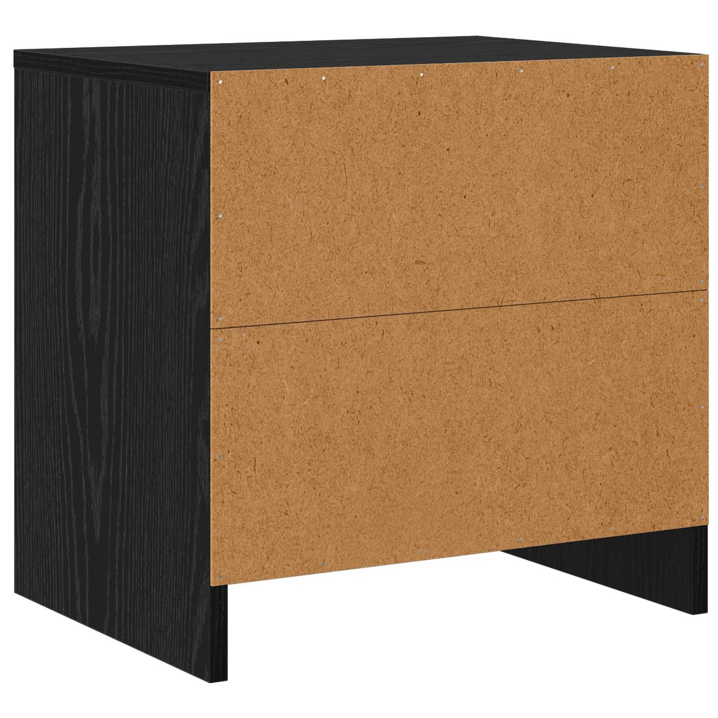 Sängbord Nattduksbord Svart Ek 45 x 34 x 44,5 cm