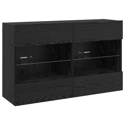 TV-Möbel Svart Ek TV Vägghylla 98,5 x 30 x 60,5 cm