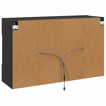 TV-Möbel Svart Ek TV Vägghylla 98,5 x 30 x 60,5 cm