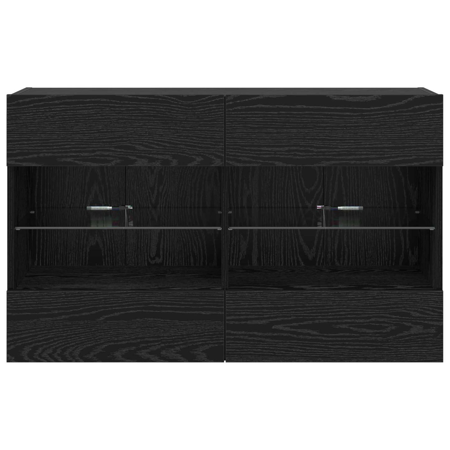 TV-Möbel Svart Ek TV Vägghylla 98,5 x 30 x 60,5 cm