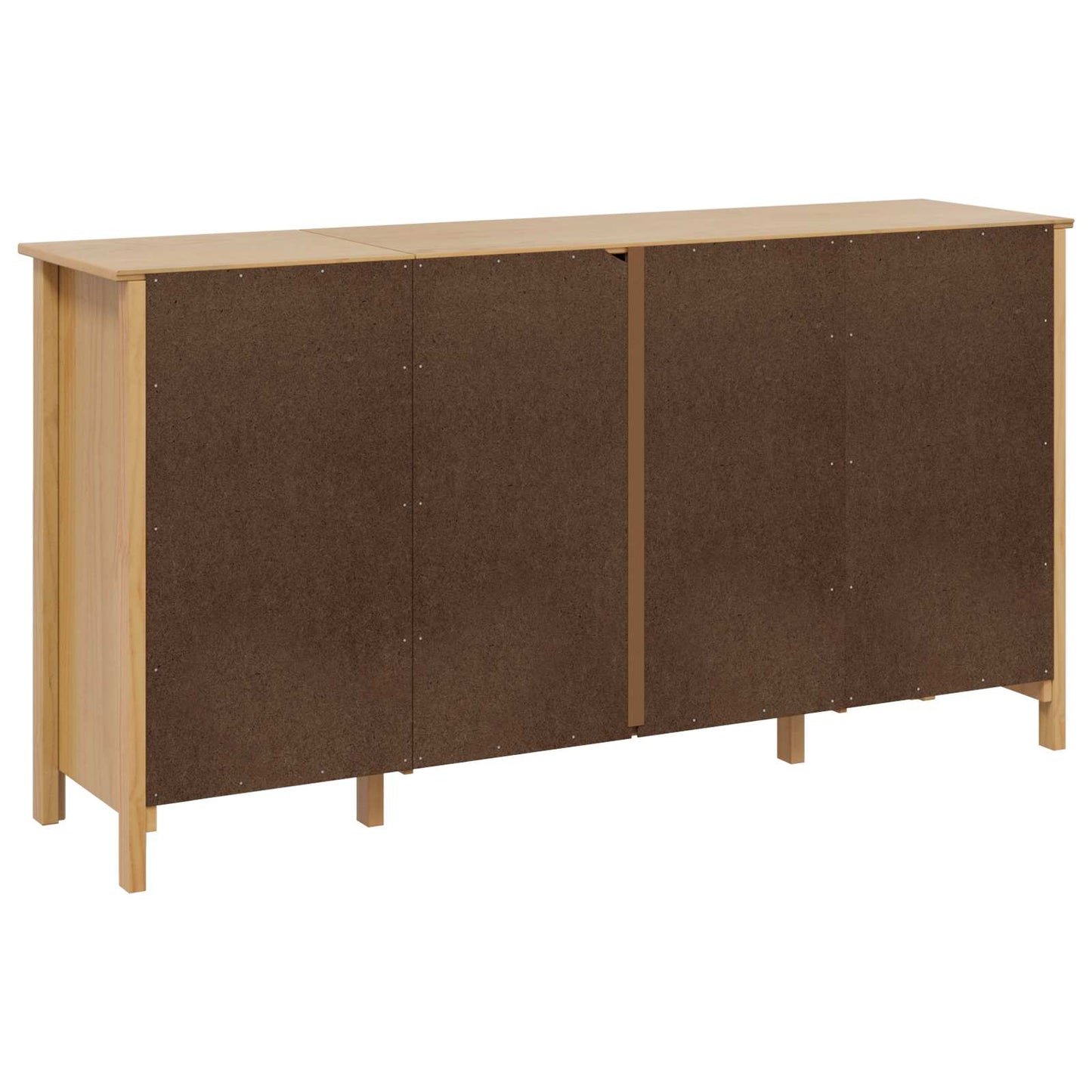 Sideboard HILL Honung brun 154 x 40 x 80 cm Massivt furu