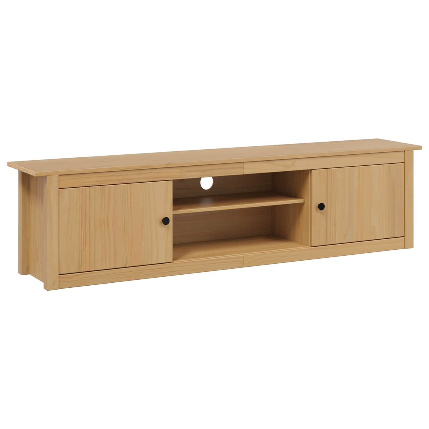 TV-ställ HILL Honung brun 158 x 40 x 39.5 cm Massivt furu