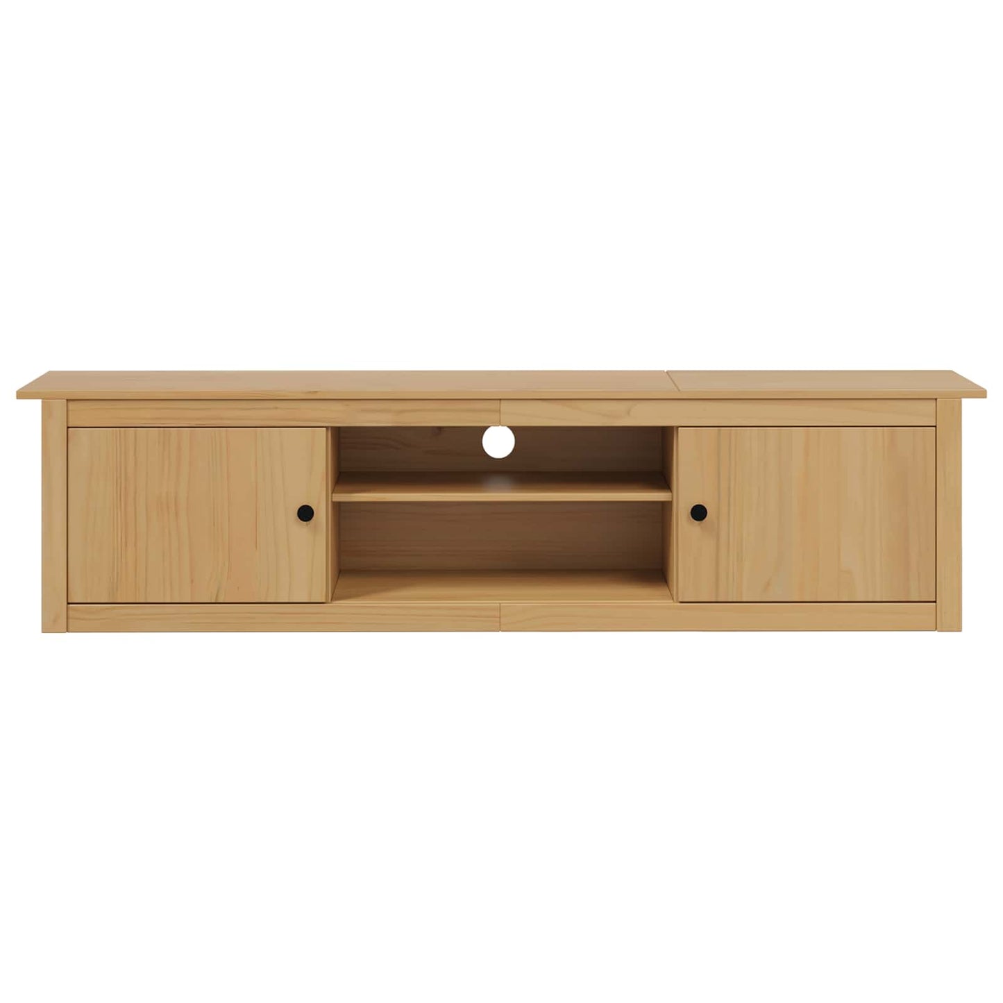 TV-ställ HILL Honung brun 158 x 40 x 39.5 cm Massivt furu