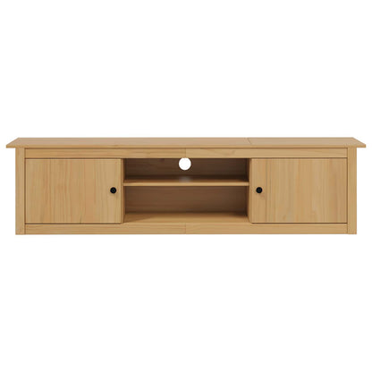 TV-ställ HILL Honung brun 158 x 40 x 39.5 cm Massivt furu