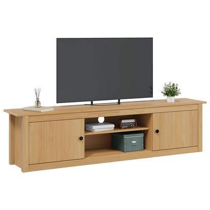 TV-ställ HILL Honung brun 158 x 40 x 39.5 cm Massivt furu