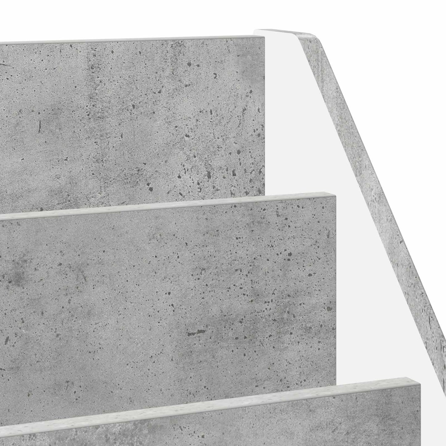 Barnbokhylla Betonggrå 72,5 x 29,5 x 69 cm