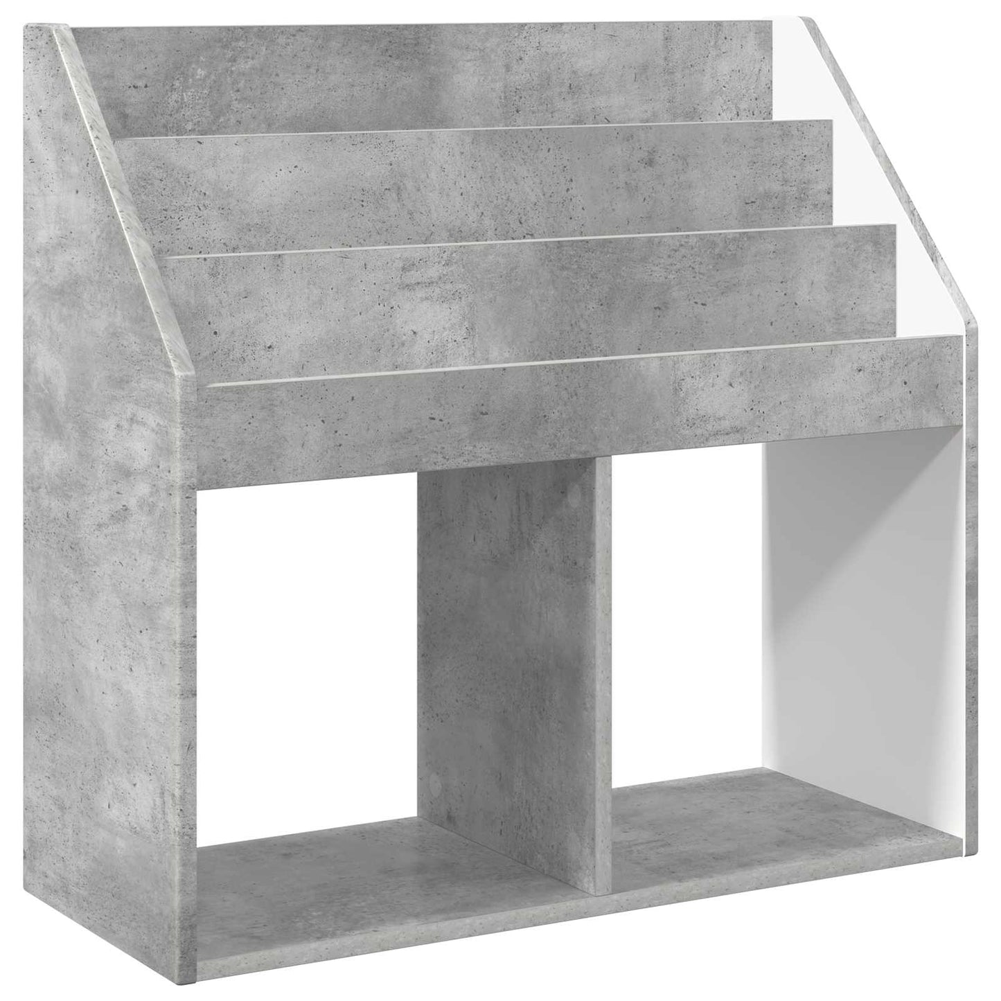 Barnbokhylla Betonggrå 72,5 x 29,5 x 69 cm