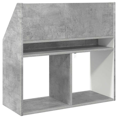 Barnbokhylla Betonggrå 72,5 x 29,5 x 69 cm
