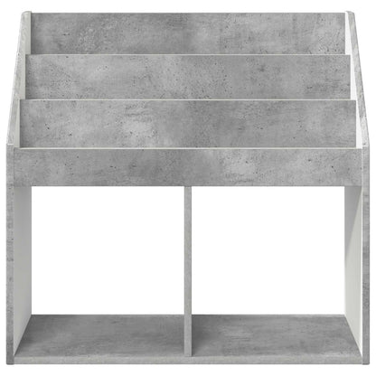 Barnbokhylla Betonggrå 72,5 x 29,5 x 69 cm