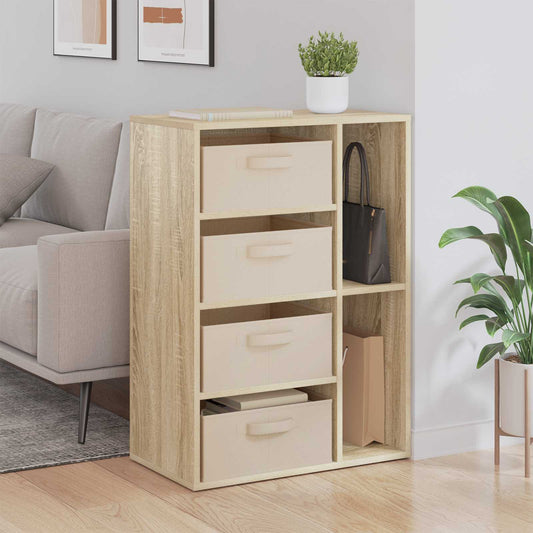 Sideboard med låda Sonoma-ek 60 x 33,5 x 84 cm