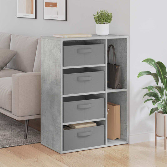 Sideboard med låda Betonggrå 60 x 33,5 x 84 cm
