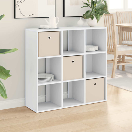 Sideboard med låda Vit 88,5 x 29 x 84,5 cm