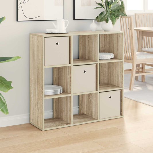 Sideboard med låda Sonoma-ek 88,5 x 29 x 84,5 cm
