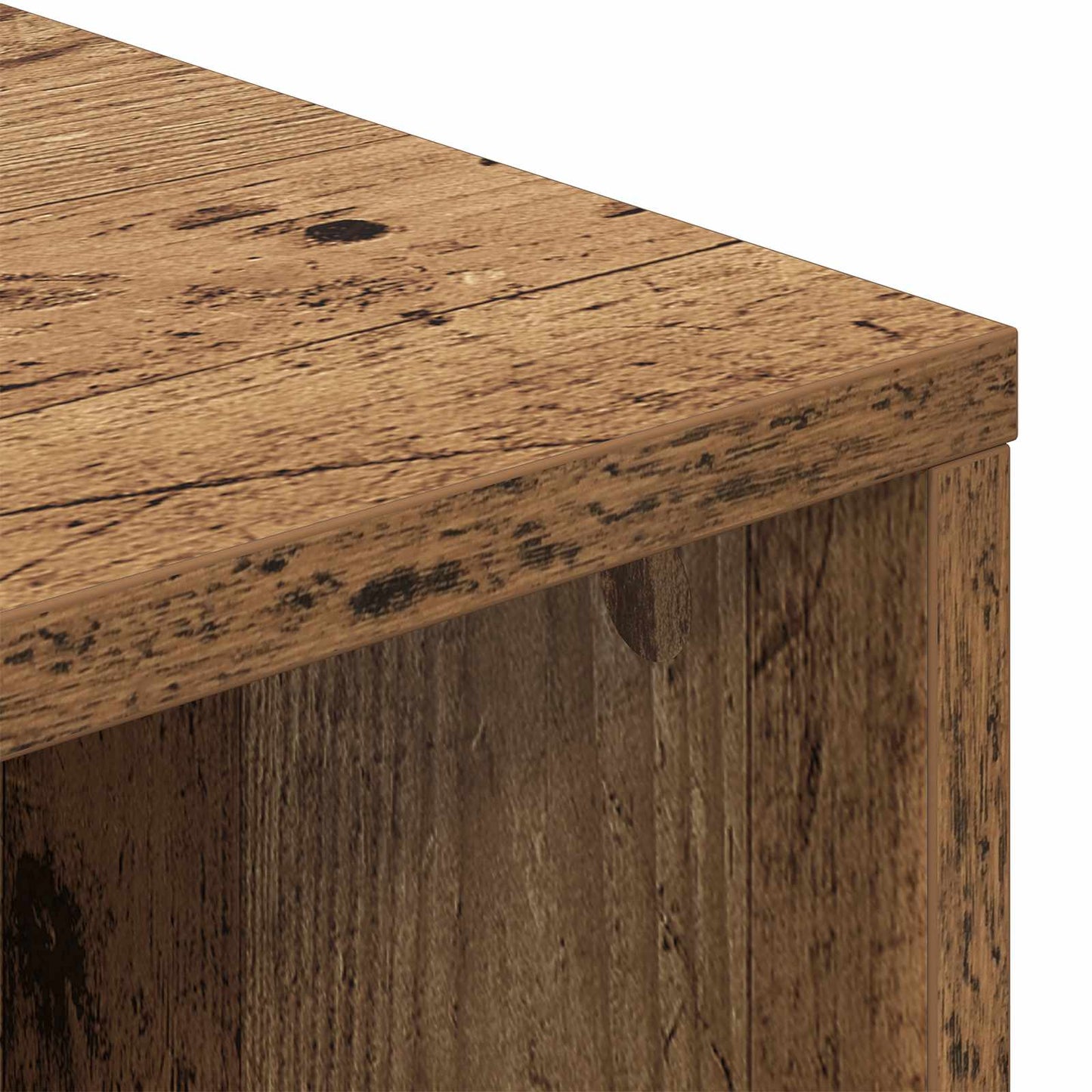 Sideboard med låda Gammalt trä 88,5 x 29 x 84,5 cm