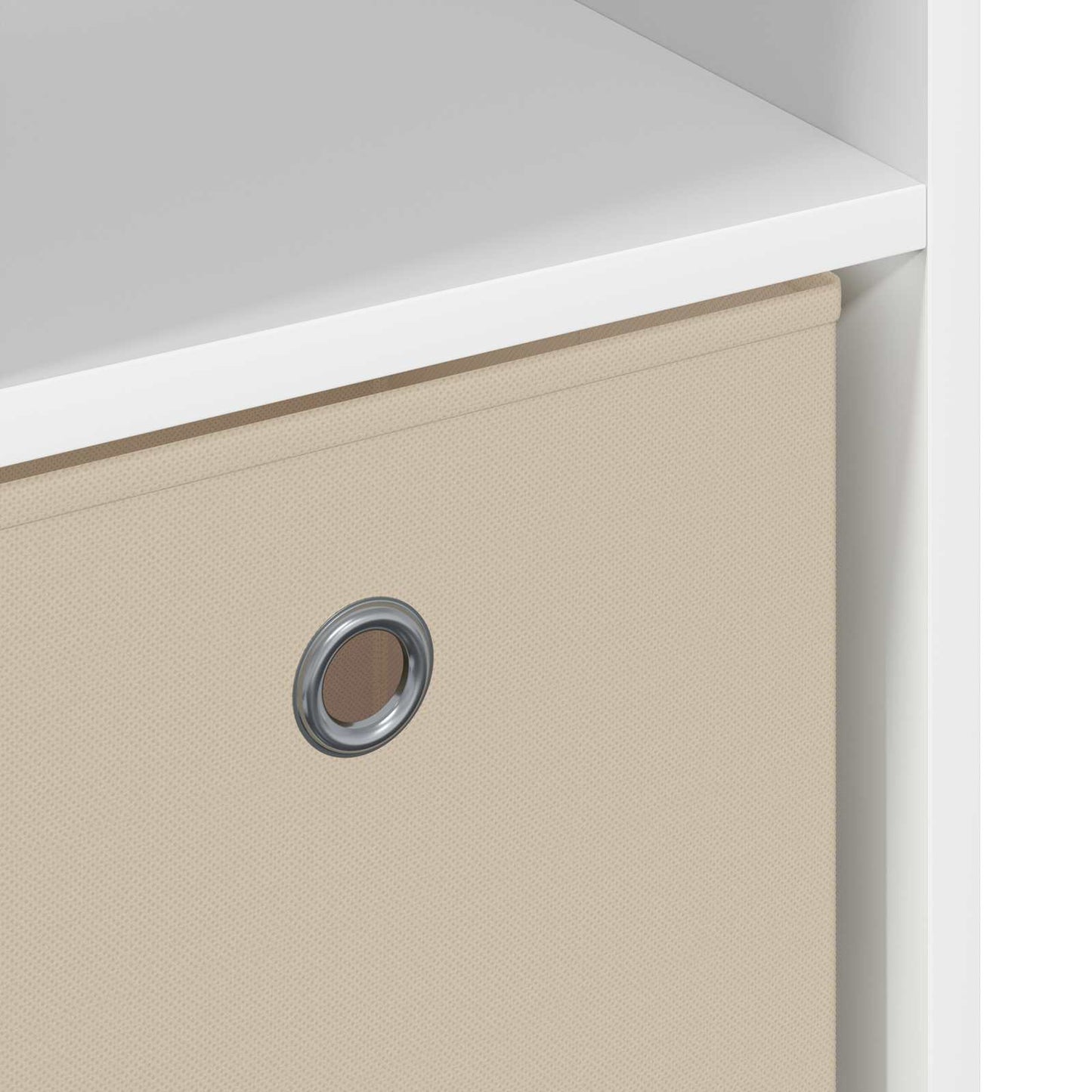 Sideboard med låda Vit 102 x 31 x 99,5 cm