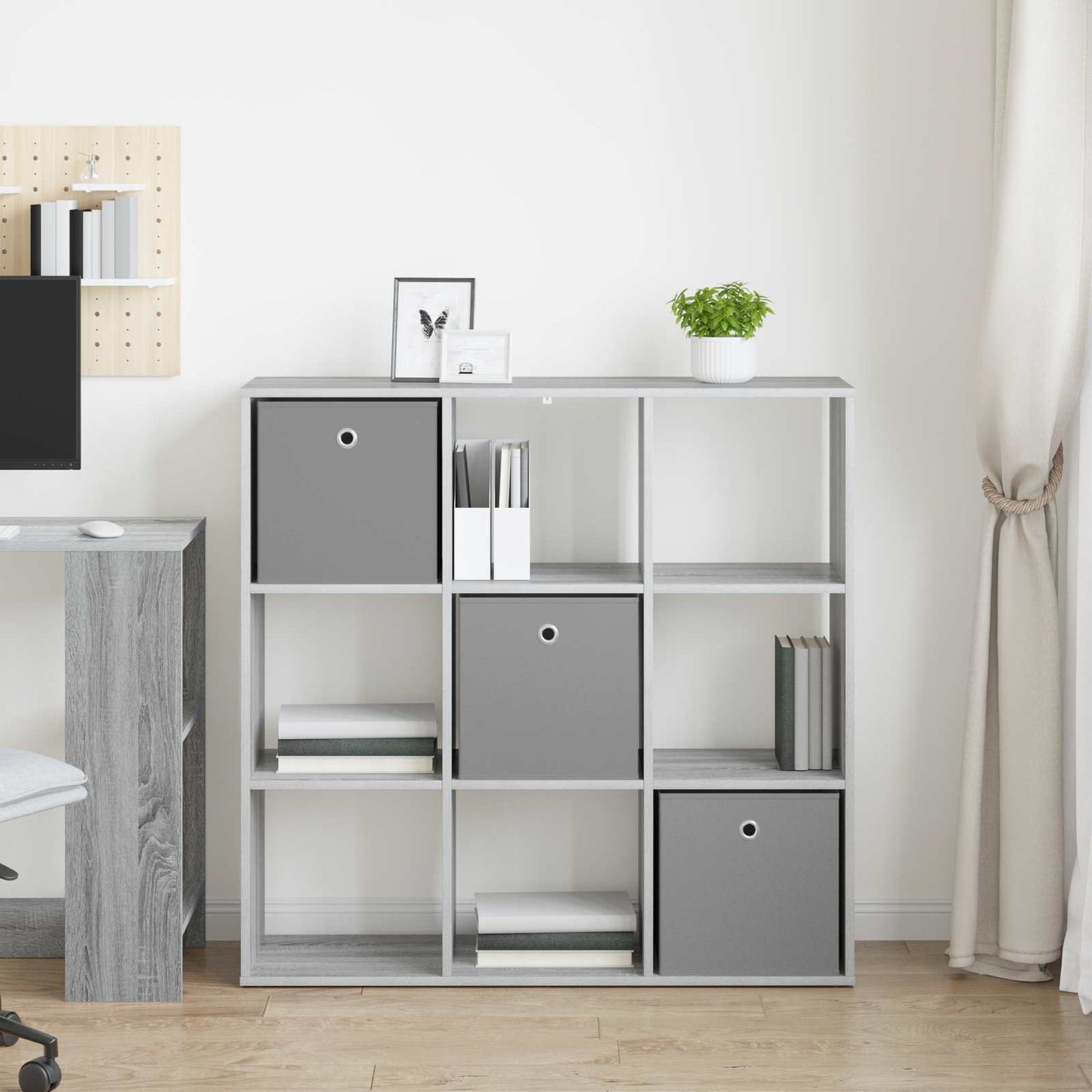 Sideboard med låda Grå Sonoma 102 x 31 x 99,5 cm