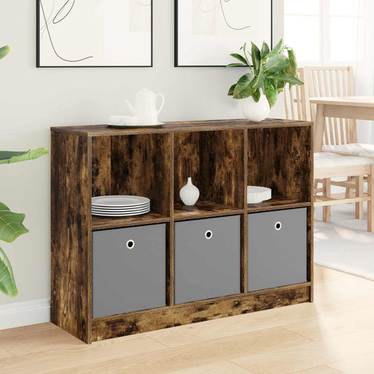 Sideboard med låda Rökt ek 102 x 32 x 73,5 cm