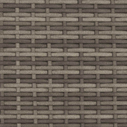 Utomhusbänk Grå och Marinblå 107 x 61 x 80 cm konstrotting