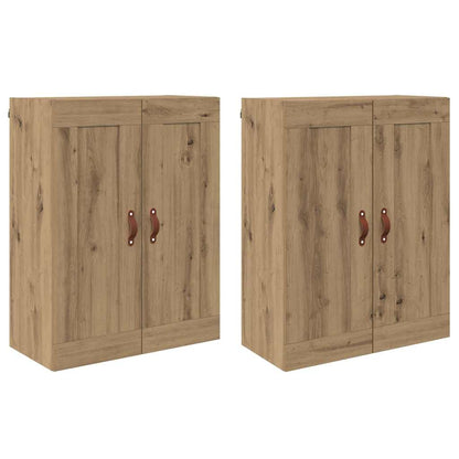 Väggmonterat skåp 2 pcs Artisan Ek 69,5 x 34 x 90 cm